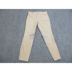 Ariat Breeches Pants Womens 26L Tan Riding Knee Patch Equestrian Cotton 10007127